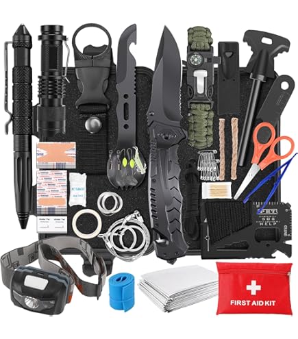 Amazon.com: XUANLAN Emergency Survival Kit 13 in 1, Outdoor